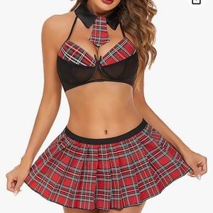 Sexy Schoolgirl Cosplay